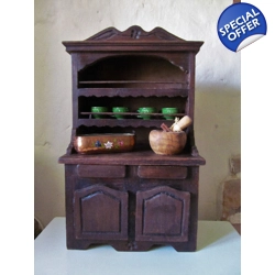 Adorable unique French rustic wooden primitive s..