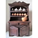 Adorable unique French rustic wooden primitive style antique buffet, hand made childrens childs kitchen play furniture