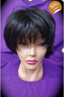 straight extra short Bob