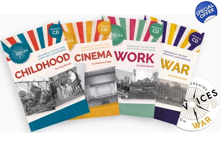 All four oral history booklets and CDs. All four oral history booklets and CDs.