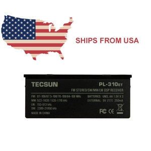 Tecsun PL-310et kickstand (black)
