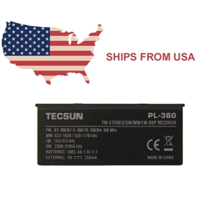 Tecsun PL-380 kickstand (black)