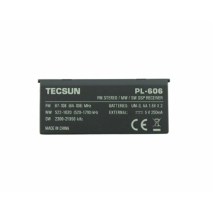 Tecsun PL-606 kickstand