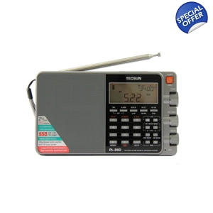 Tecsun PL-880 radio (grey)