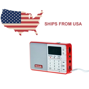 Tecsun Q3 recorder (red)