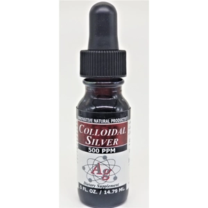 Colloidal Silver 500 PPM - 1/2 oz