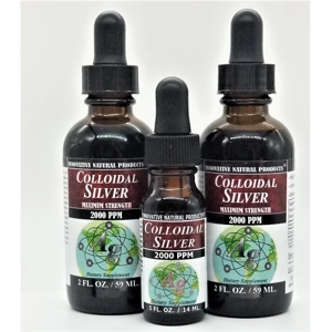 Colloidal Silver 2000 PPM (2 oz) Buy 2 Bottles Get 1/2 oz FREE