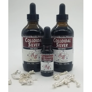 COLLOIDAL SILVER 500 PPM (2 oz) BUY 2 GET 1/2 oz FREE