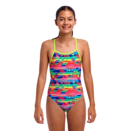 Funkita Girls single strap, Free Foliage