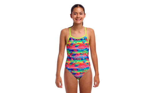 Funkita Girls single strap, Free Foliage Funkita Girls single strap, Free Foliage