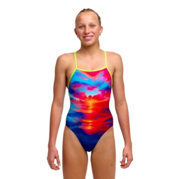 Funkita Girls tie me tight, Sunset Delight