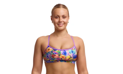 Funkita Ladies crop top, Austin Flowers