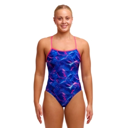 Funkita single strap, swim secure, Rising Tide