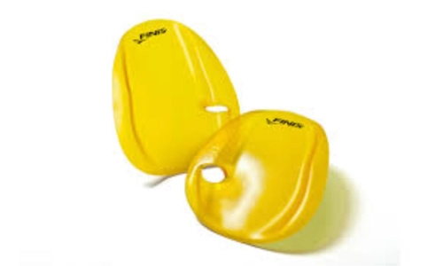 Finis hand paddles, floating