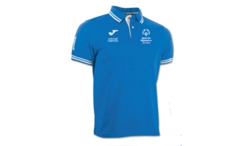 Special Olympics polo team shirt Royal