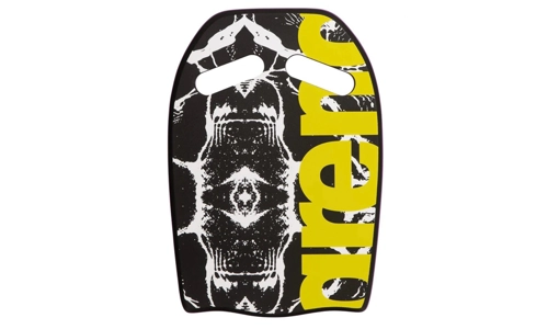 Arena Kickboard, Plum/Arctic Green patterned