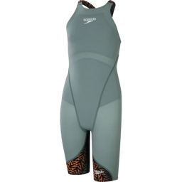 Speedo LZR JNR Ignite Kneeskin GREEN/black/orange