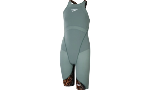 Speedo LZR JNR Ignite Kneeskin GREEN/black/orange