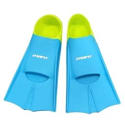 Maru Short Fins, blue/lime