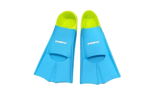 Maru Short Fins, blue/lime