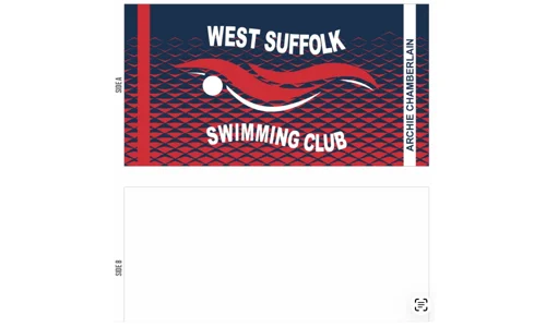 WSSC Personalised club towel