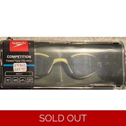 Speedo elite racing goggles, green/grey