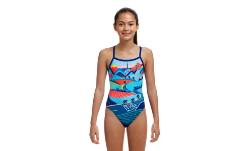 Funkita Girls single strap, Vive La Funky Funkita Girls single strap, Vive La Funky