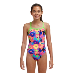 Funkita Girls single strap, Lotsa Pop