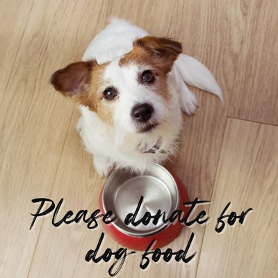 Donation for dog food