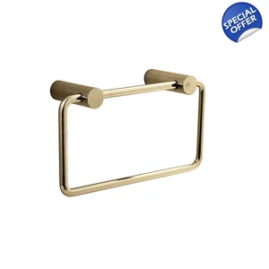 X11-Towel Ring-PVD Brushed Brass