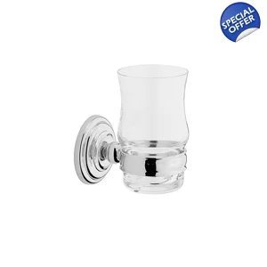 EDWARDIAN - Tumbler & Holder - Chrome