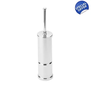 UNIVERSAL - Smooth Floor Toilet Brush - Chrome