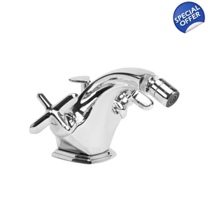 HEXA - Mono Bidet Mixer c/w pop up waste - Chrome