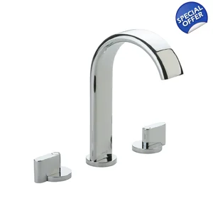 TECHNO M3 - 3 Hole Deck Basin Mixer - Chrome
