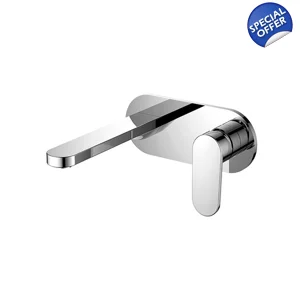H20C 2 Hole Wall Basin Chrome