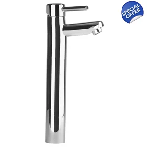 TECHNO 35 - Ext Straight Mono Basin Mixer - Chrome