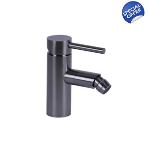 X41 - Straight Mono Bidet - PVD Brushed Anthracite