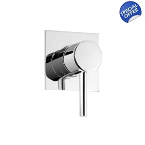 MINI ROUND - Concealed Manual Shower Mixer - Chrome