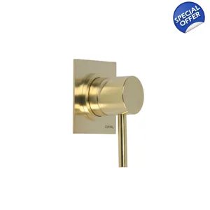 X11 - Concealed Manual Mixer - PVD Brushed Brass