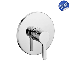 l20B Concealed Manual Mixer - Chrome