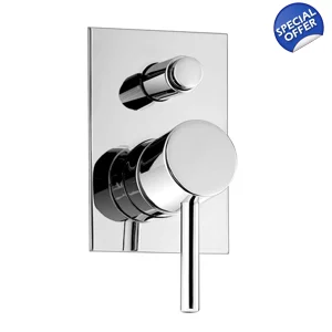 MINI ROUND - Concealed Manual Bath/Shower Mixer - Chr