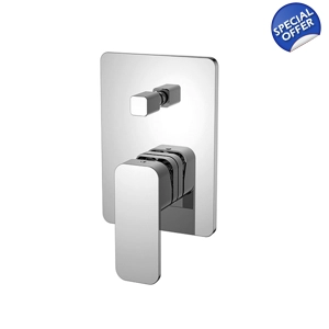 H20D Concealed Manual Bath/Shower Mixer - Chrome