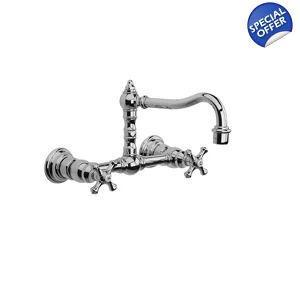 KT96 - Kitchen Traditional Wall Swivel 150mm - Chrome