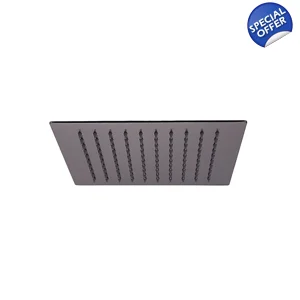 X41 - SQUARE SL 200mm Head PVD Br Anthracite