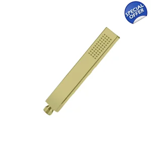 X11 - Square Handset - PVD Brushed Brass