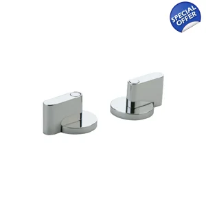 TECHNO M3 - Pair Deck Bath Valves - Chrome