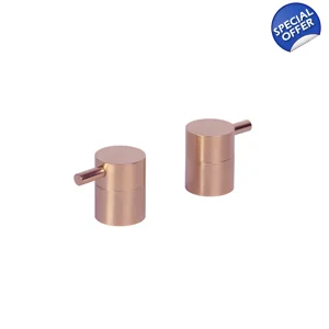 X31 - Pair Deck Valves (LP) - PVD Brushed Copper
