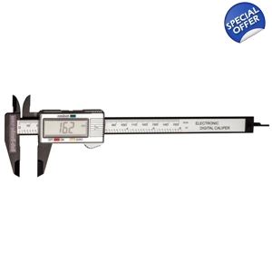 Carbon Fiber Vernier Digital Caliper 0-150