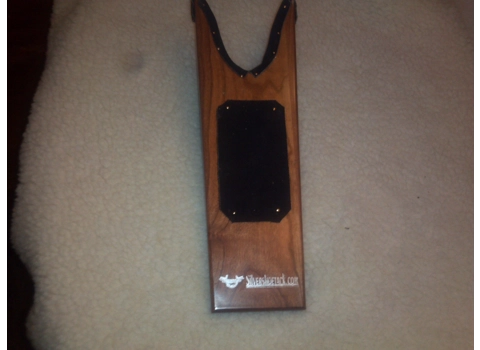 Styling hardwood trimmed in leather , suede