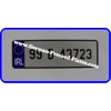 Euro Small Front Number Plates with Choices